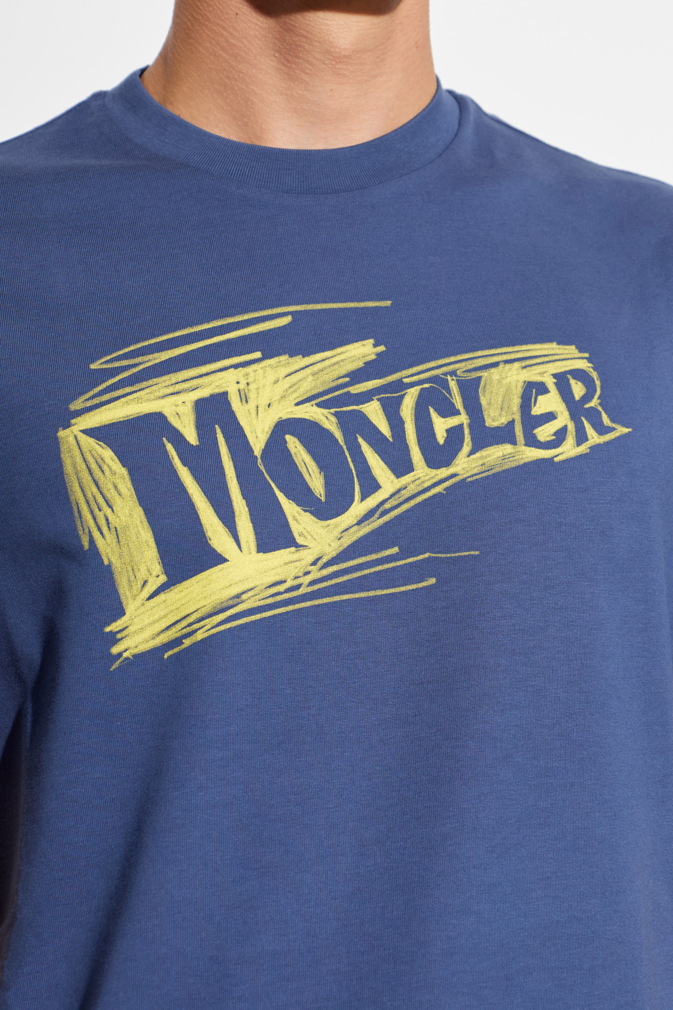 Moncler T-shirt with printed logo | Men's | Vitkac